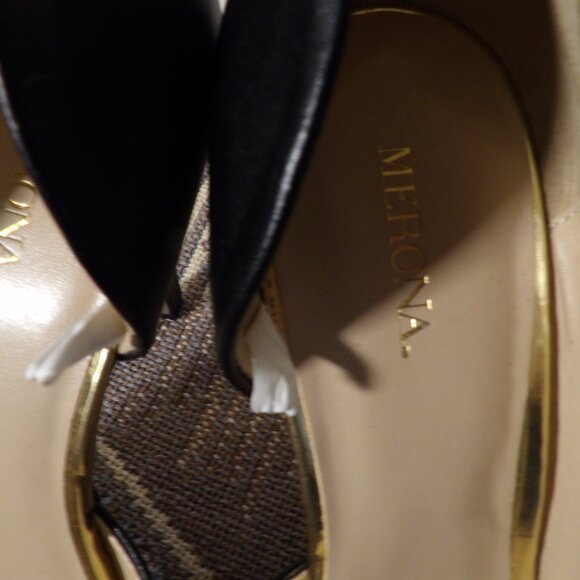 GUC Merona Vegan Leather Heels Sz 9 - Picture 5 of 8